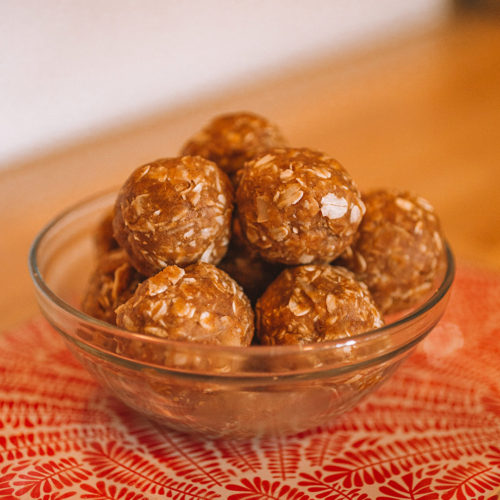 coconut peanut butter bites