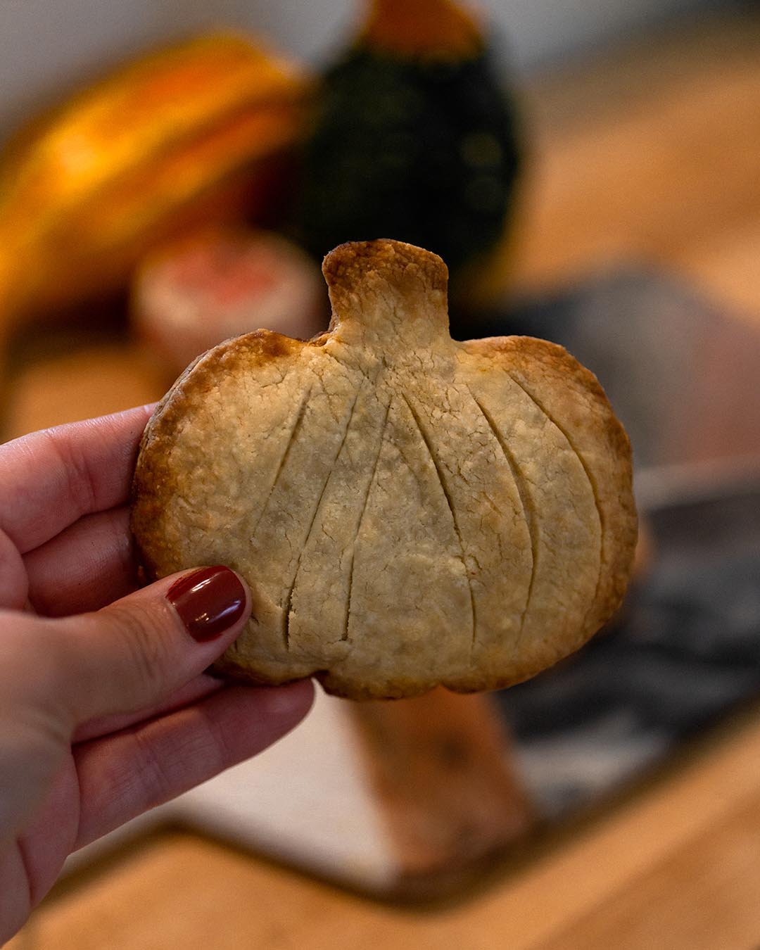 pumpkin shaped cookie