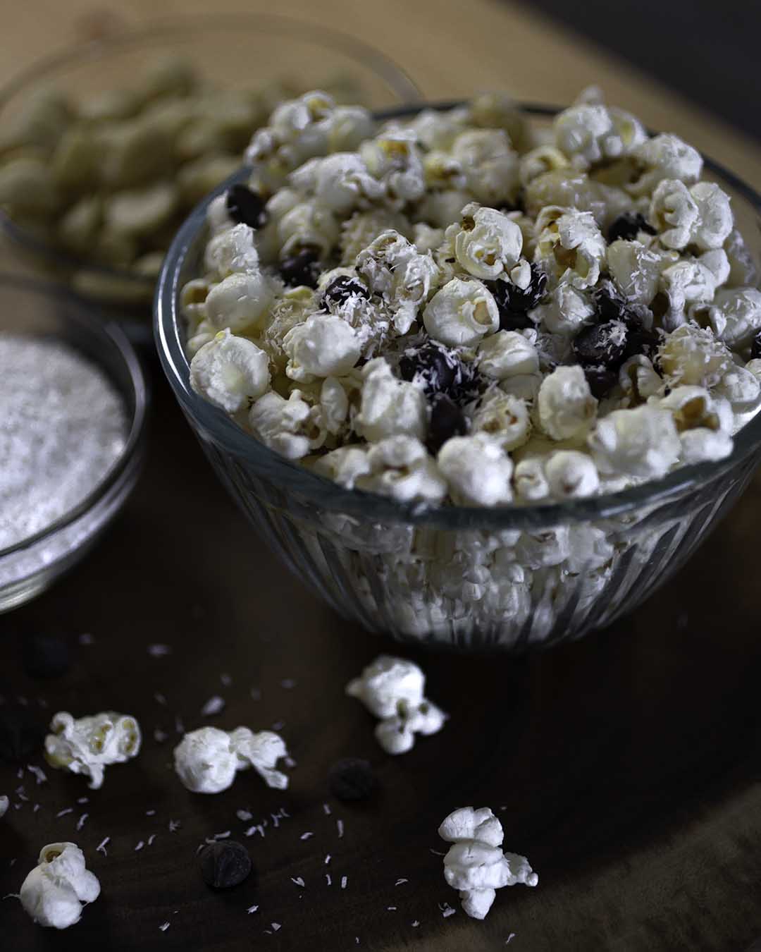 popcorn with chocolate