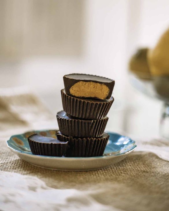 peanut butter cups on a plate