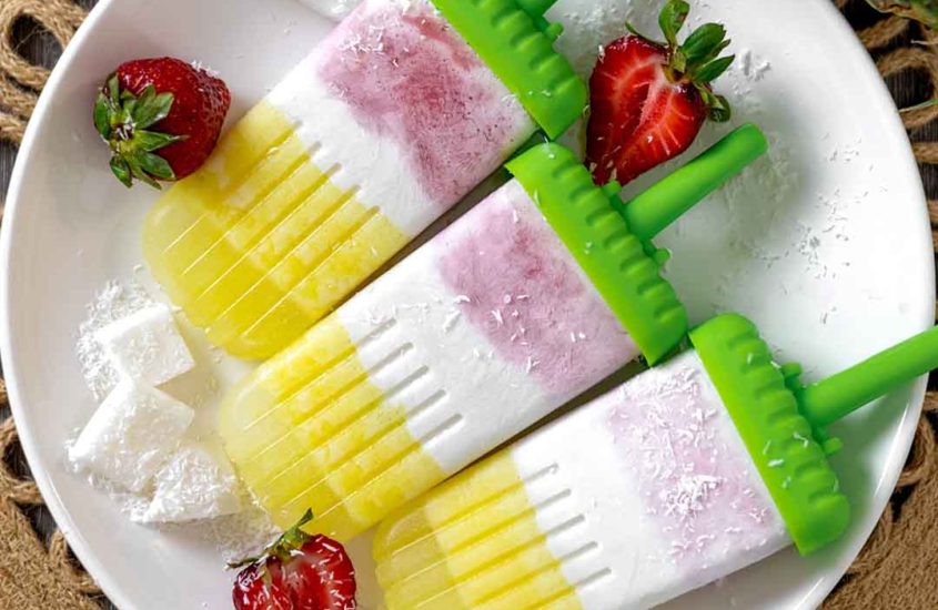 pina colada popsicle