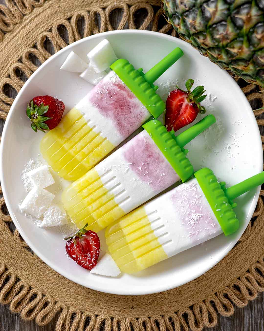 Pineapple Popsicles