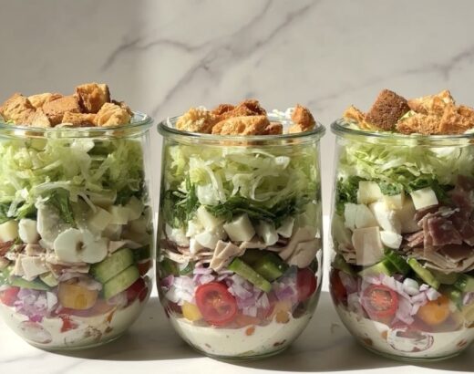 Grinder Salad Jars