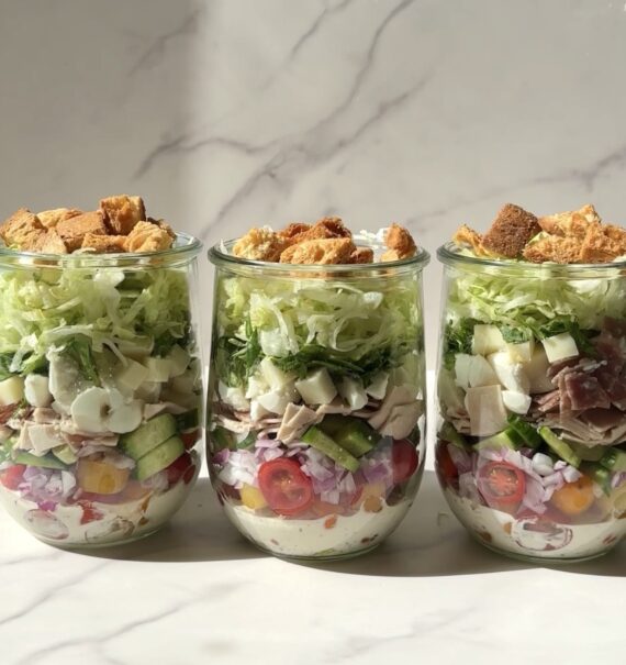 Grinder Salad Jars