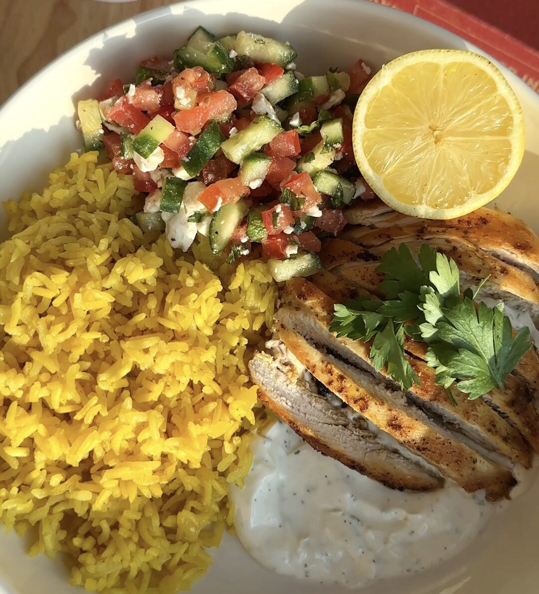 golden chicken bowls