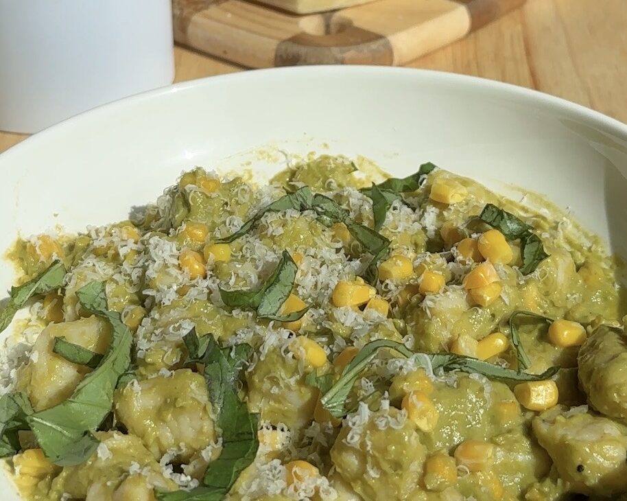 Sweet Corn and Basil Ricotta Gnocchi