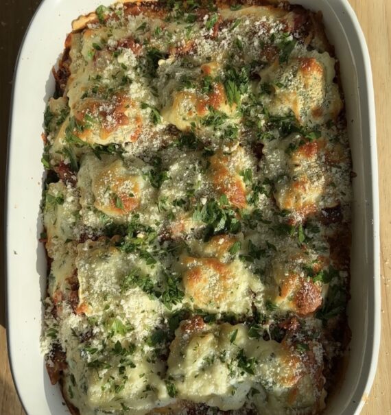 ravioli bake