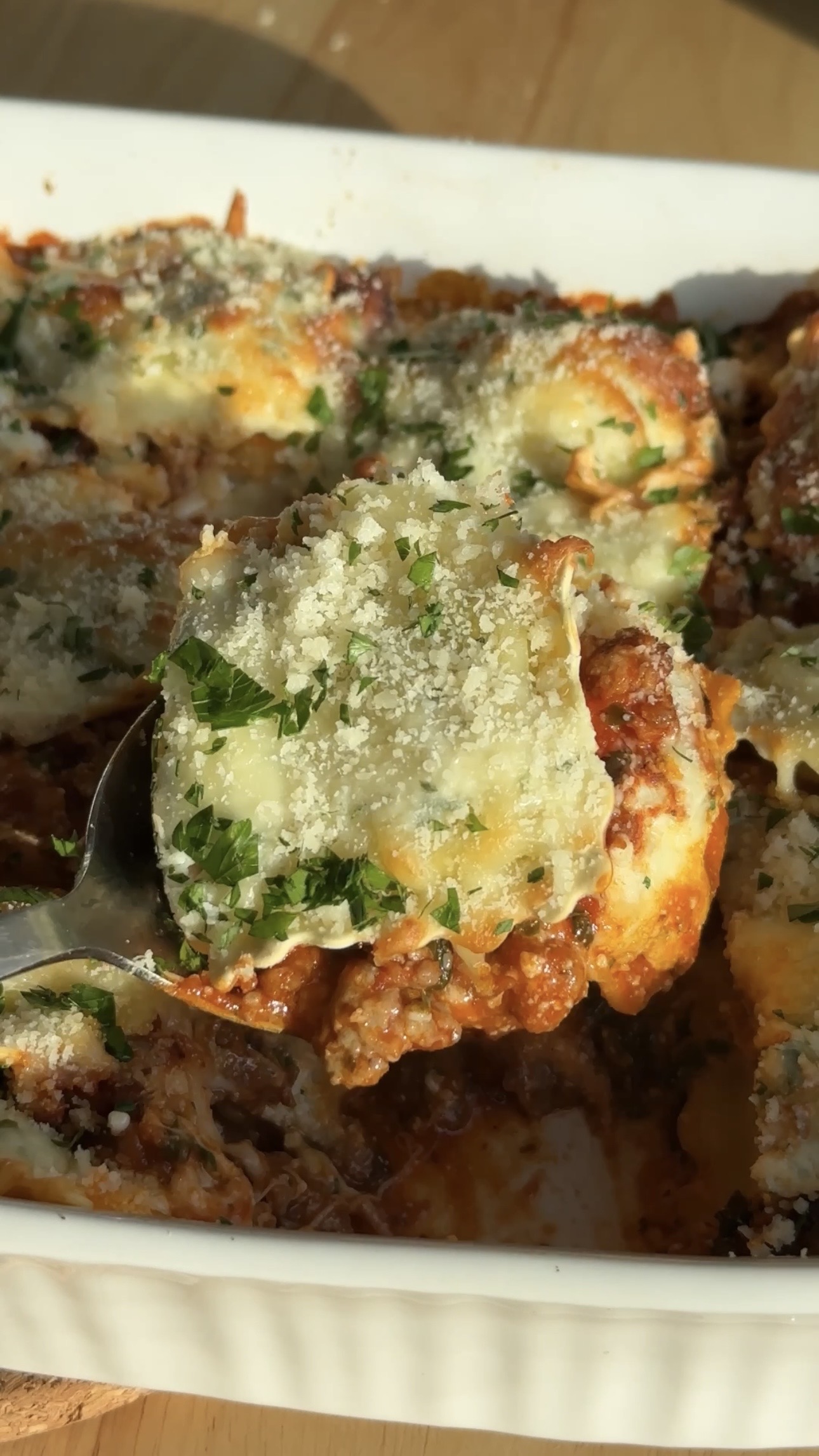 ravioli bake